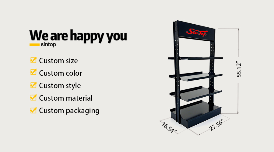 beverage display rack