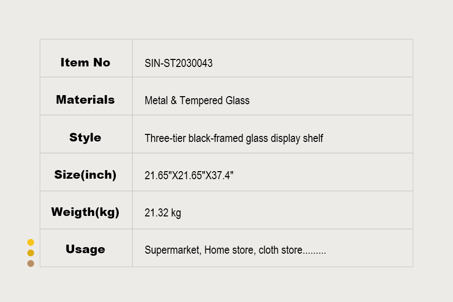 three tier display shelf three tier display shelf