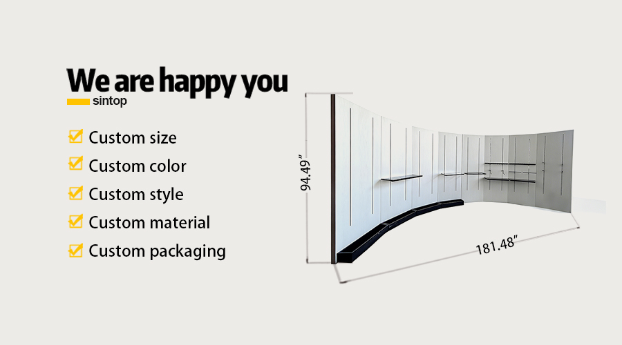u shaped display wall u shaped display wall