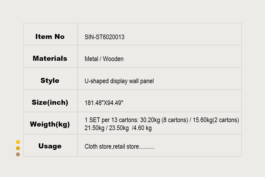 retail wall display system retail wall display system