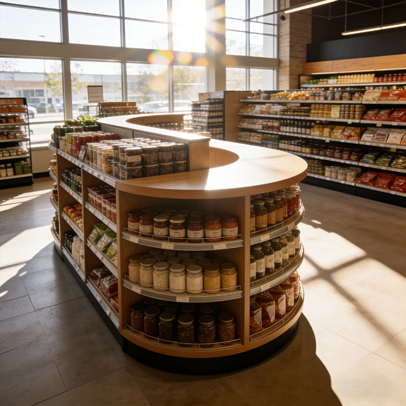 floor display supermarket