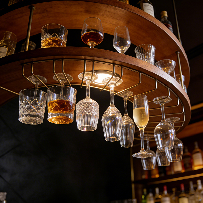 shot glass display rack