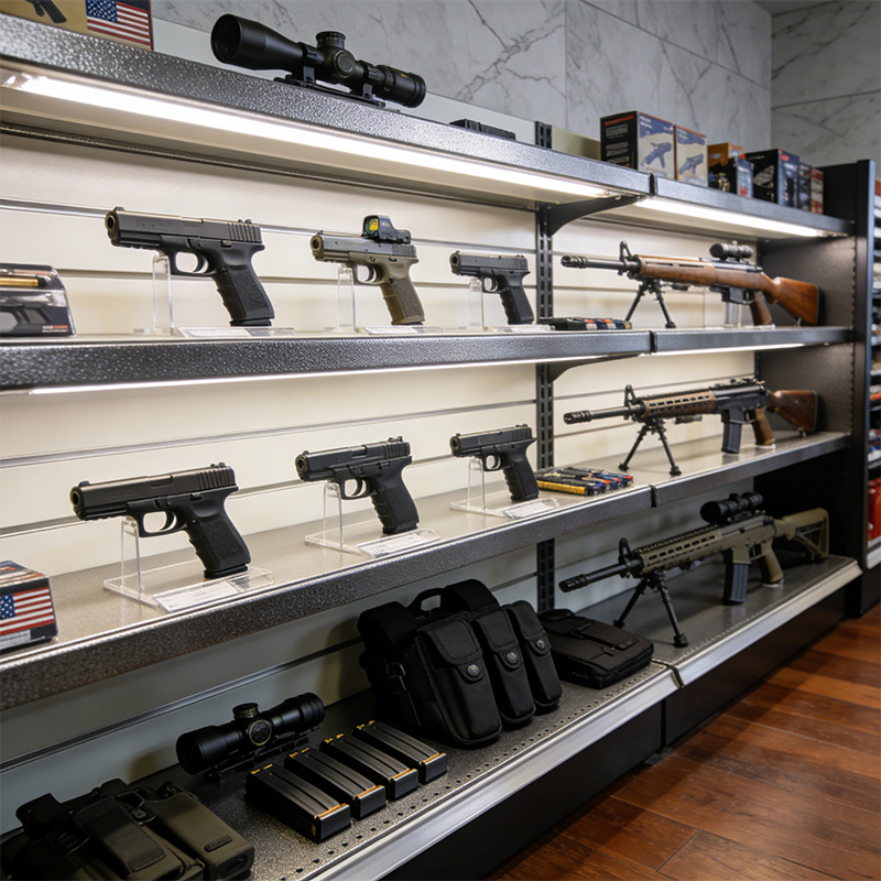 gondola shelving layout