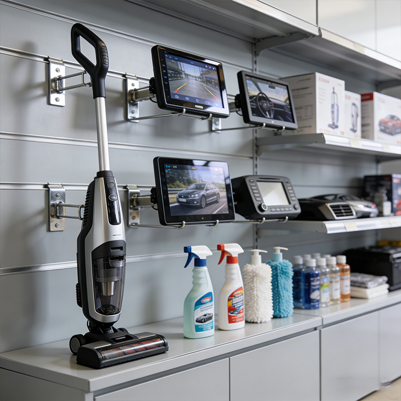 wall-mounted wire baskets