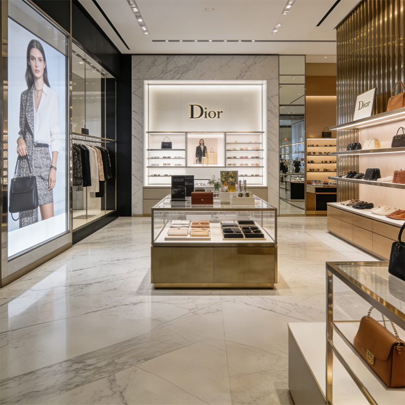 commercial gondola displays