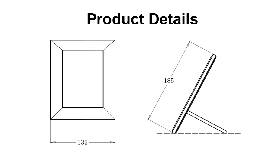 aluminum small picture stand
