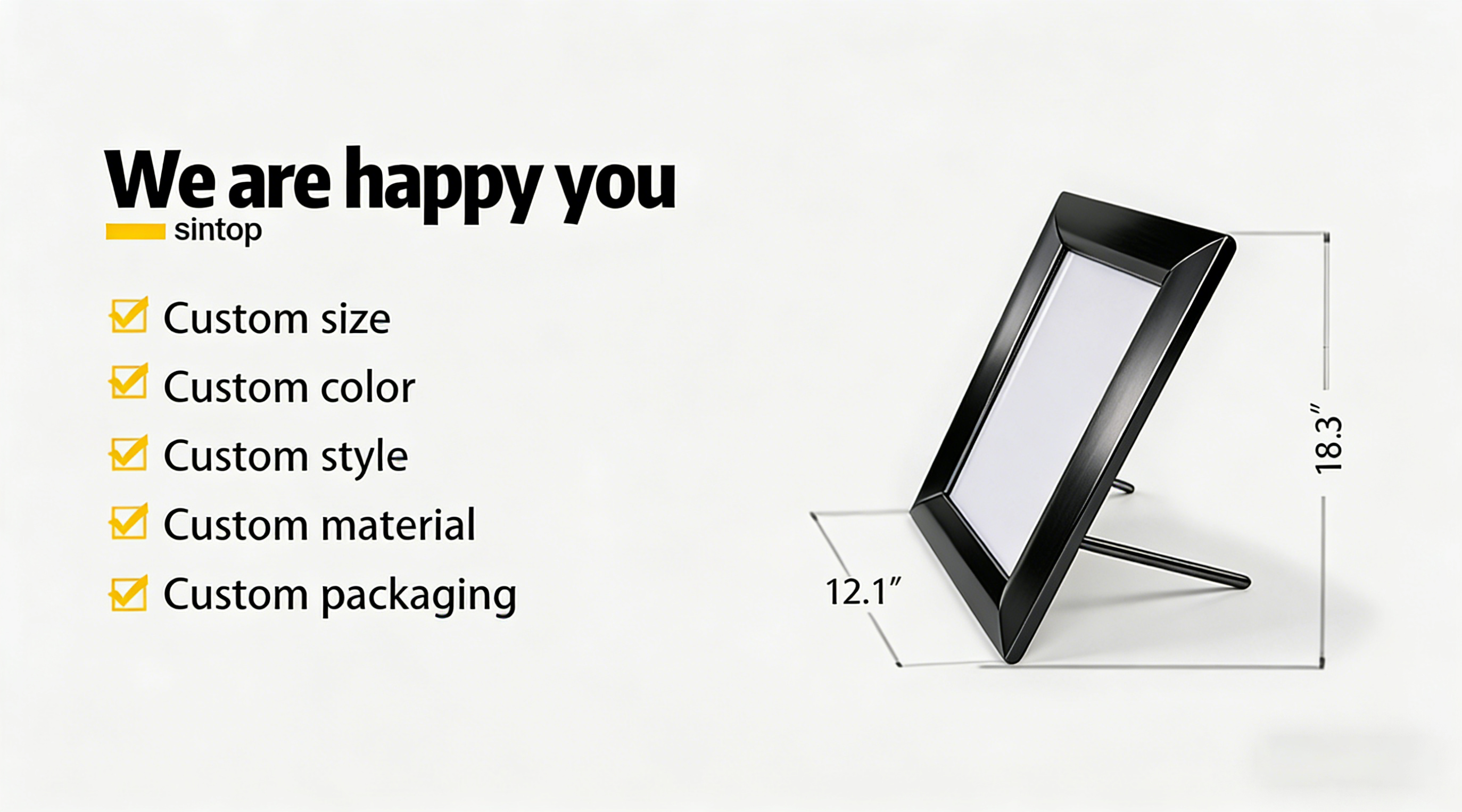 aluminum small picture frame holder