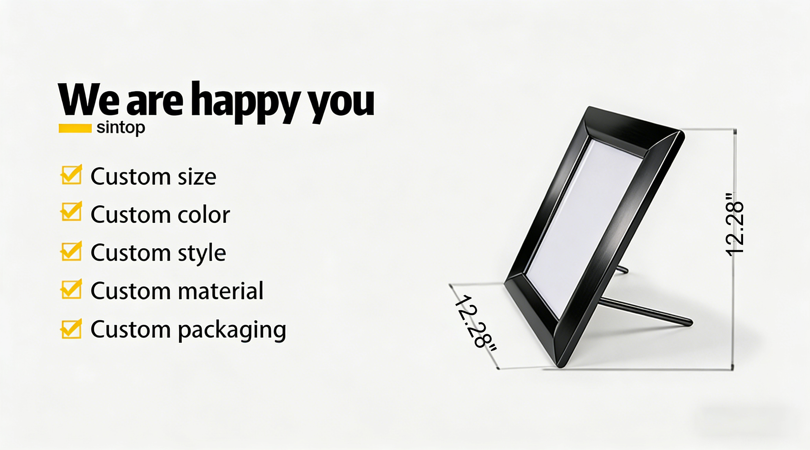 freestanding picture frame easel stand