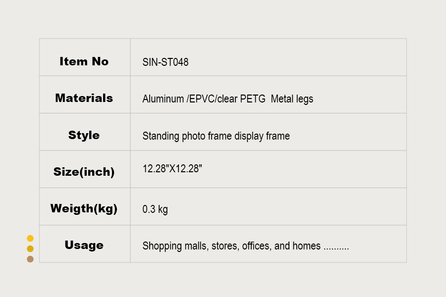 exhibition picture frame stand