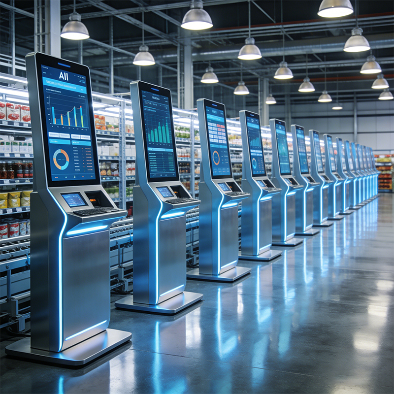 Touch Screen Kiosk Display