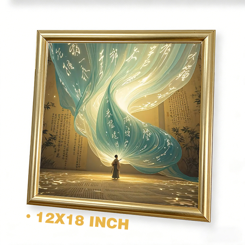 Bingkai Foto Aluminium dengan Penyangga Meja