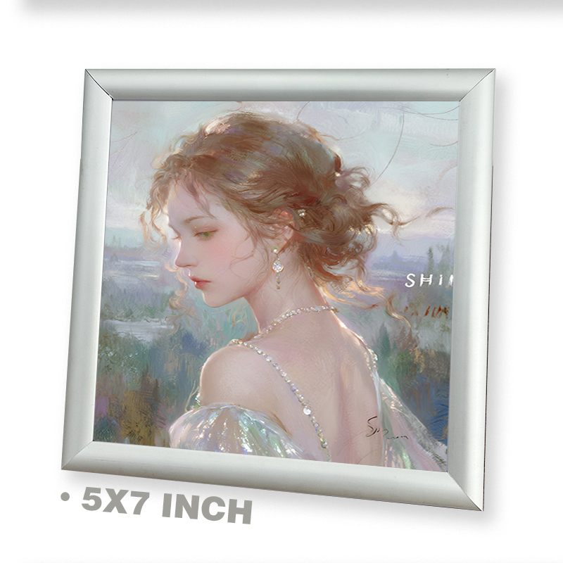 Khung ảnh nhôm đứng có chân đế