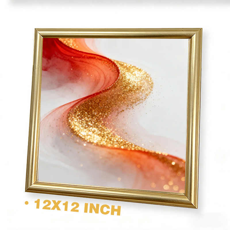 Suporte de alumínio para porta-retratos de mesa