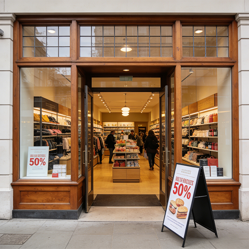 retail wooden displays