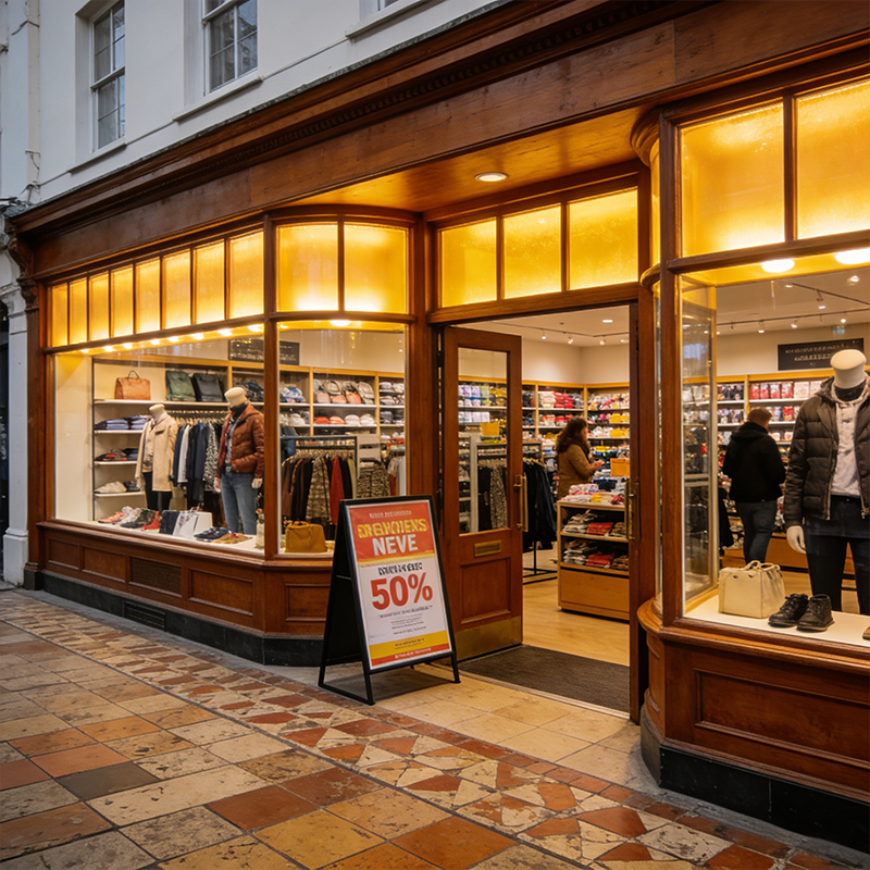 retail display shelving