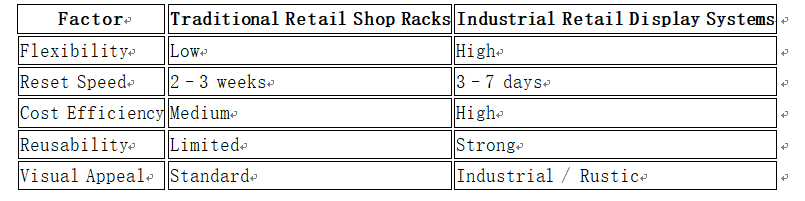 retail shop racks retail shop racks