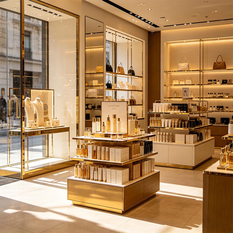 commercial store shelving