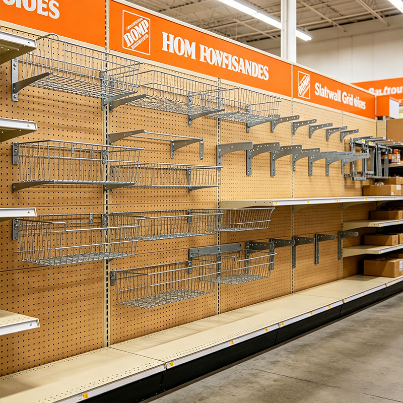 slatwall wire basket accessories