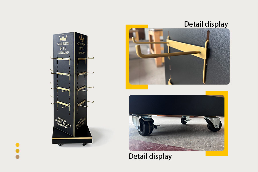 retail snack display rack