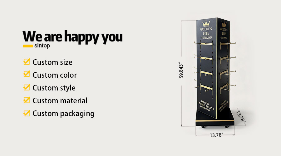 peg hook display stand