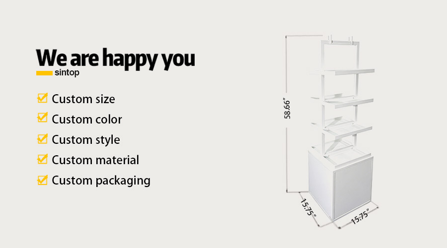 multi tier retail display stand