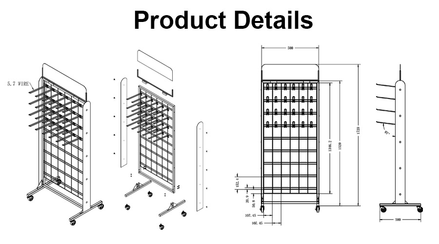 slipper display rack