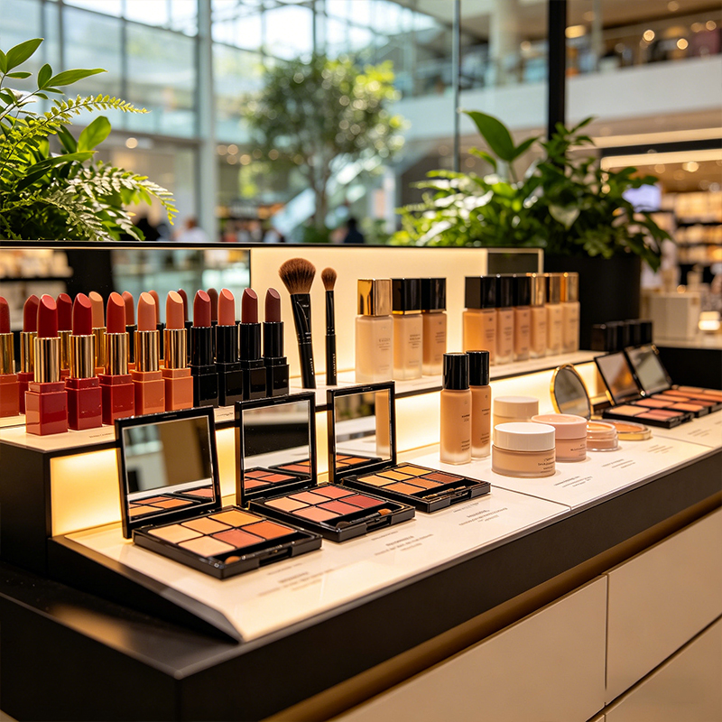custom makeup store fixtures