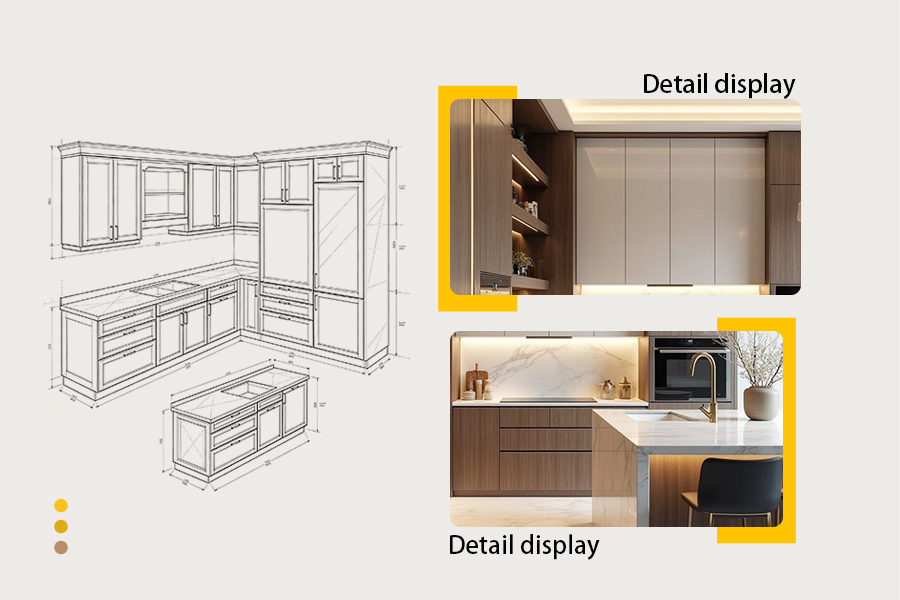 vertical kitchen cabinet system