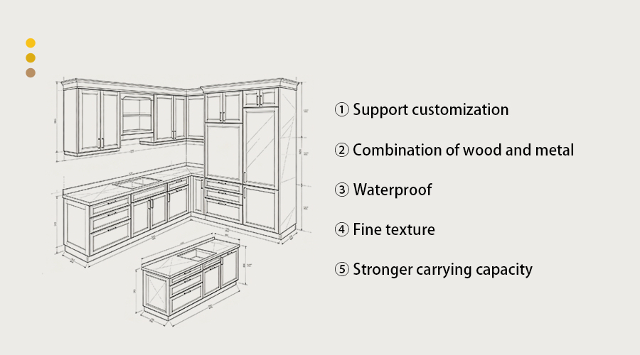wall-mounted kitchen cabinets