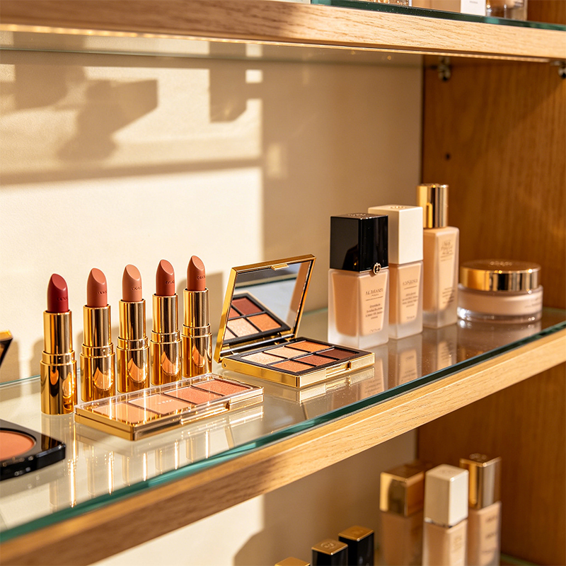 makeup store interior display
