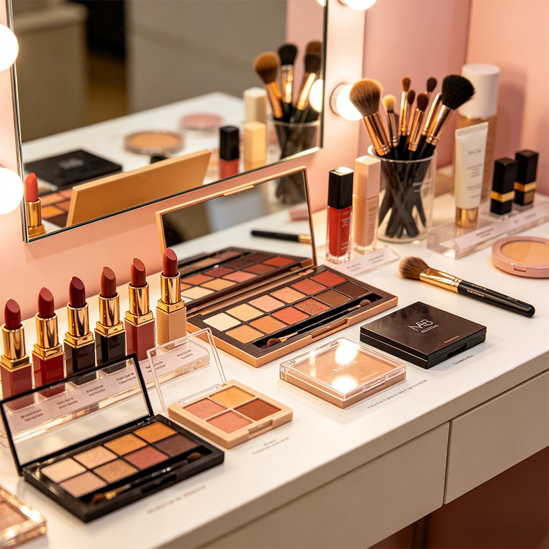 cosmetics display brand