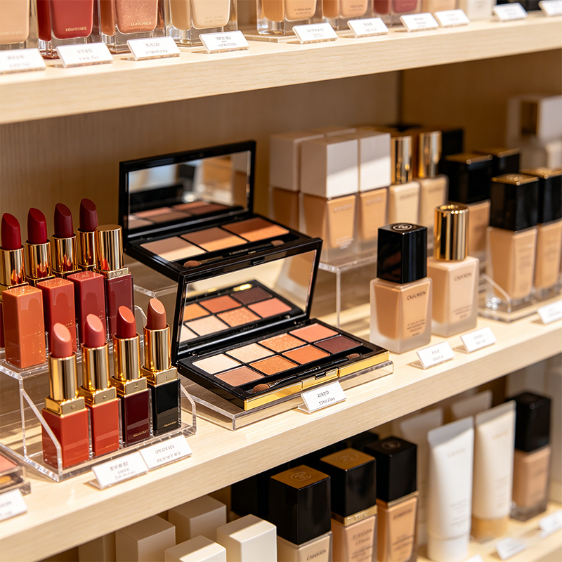 makeup store interior display