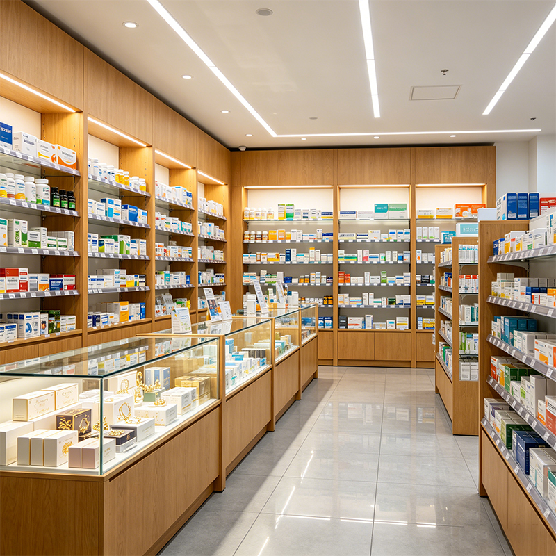 pharmaceutical display cabinets