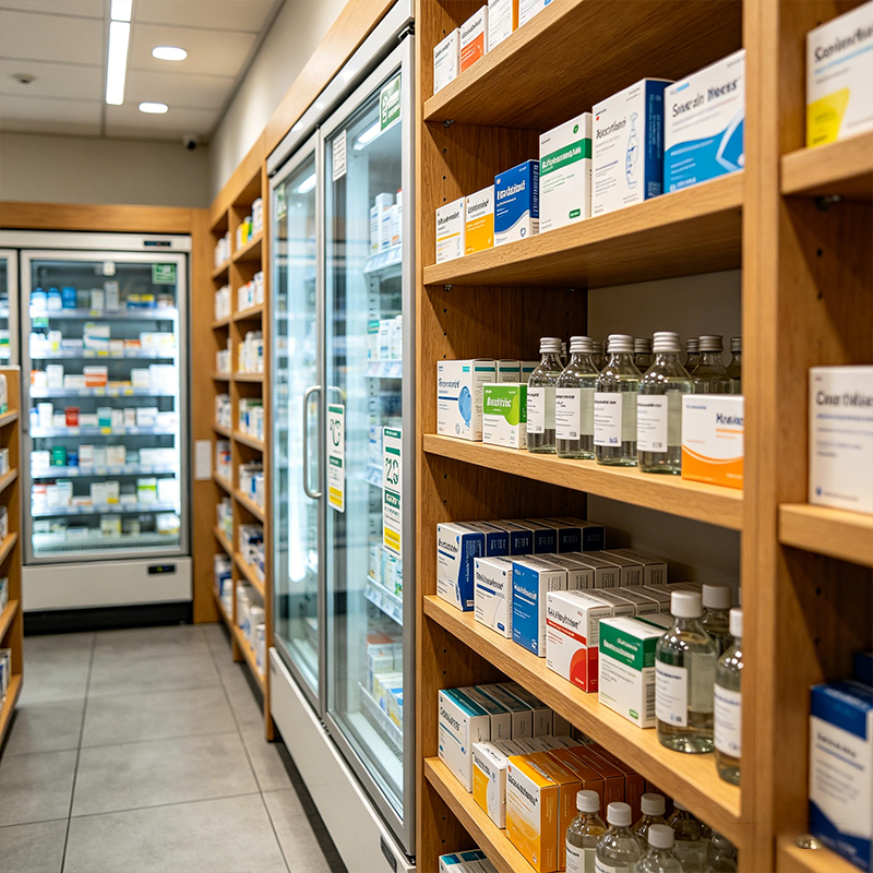 pharmaceutical display cabinets