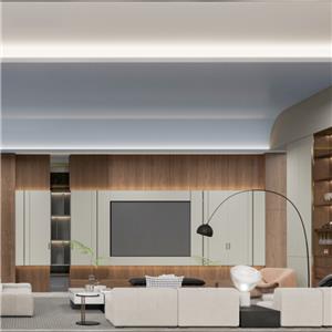 Custom Modern Media Wall Sideboard Cabinet