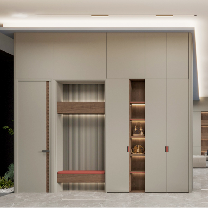 Custom Built-In Entryway Sideboard Wardrobe System Manufacturers, Custom Built-In Entryway Sideboard Wardrobe System Factory, Supply Custom Built-In Entryway Sideboard Wardrobe System Retail Solution