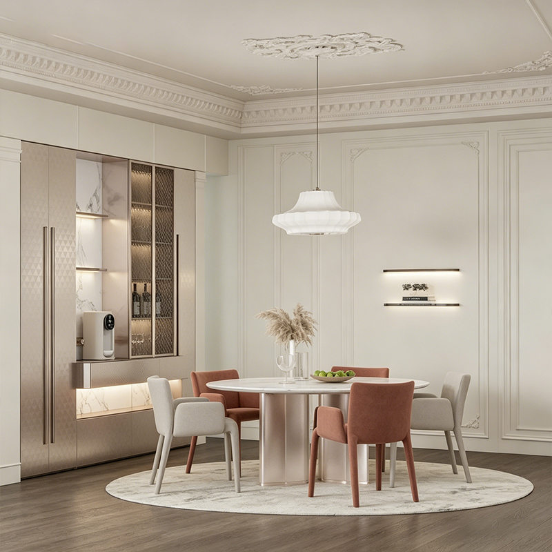 Custom Luxury Dining Room Sideboard & Bar Cabinet
