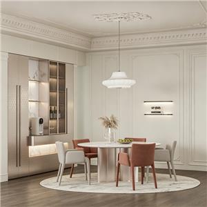 Custom Luxury Dining Room Sideboard & Bar Cabinet