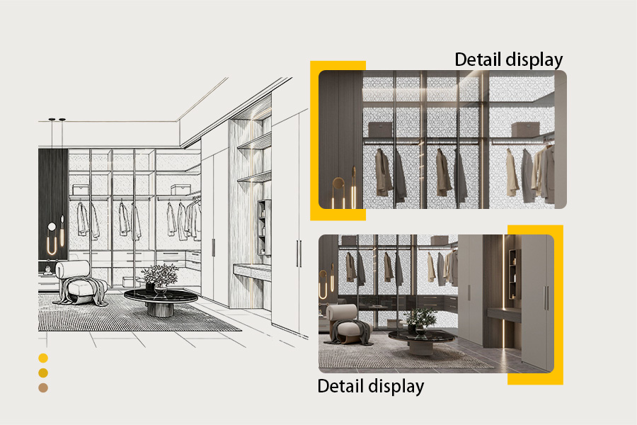 Custom built-in wardrobe Custom built-in wardrobe