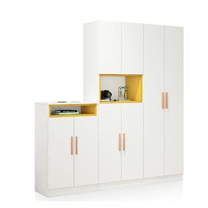 Modernong Multi-Function Storage Cabinet na may Wardrobe Organizer