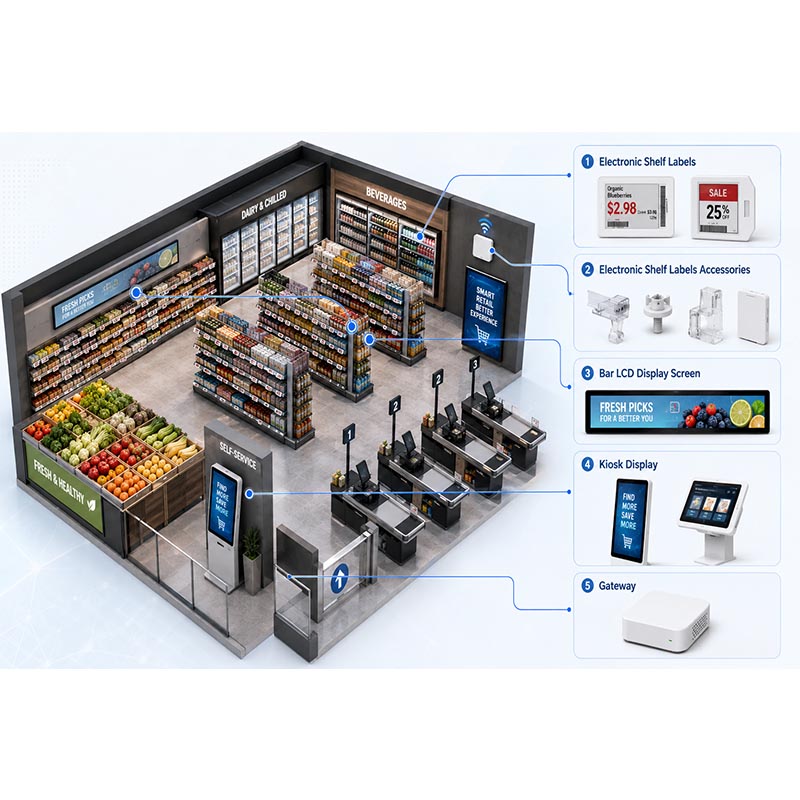 smart display fixtures