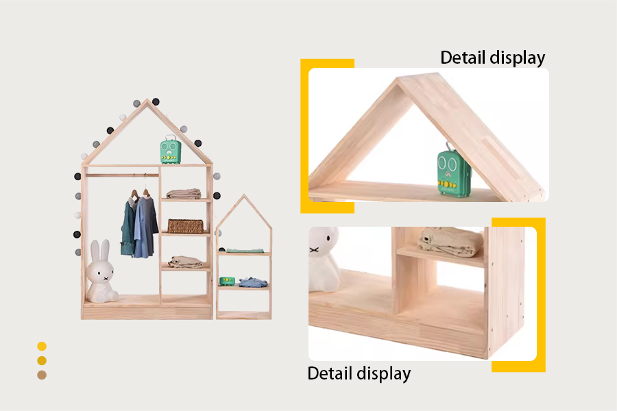 Closet clothing hanger bracket