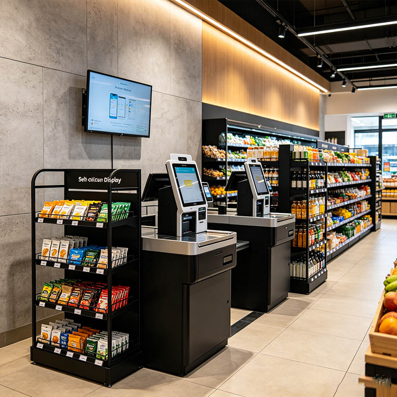 supermarket display rack