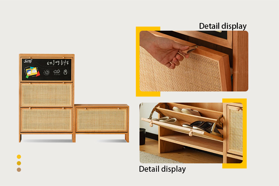 Rattan storage cabinet Rattan storage cabinet