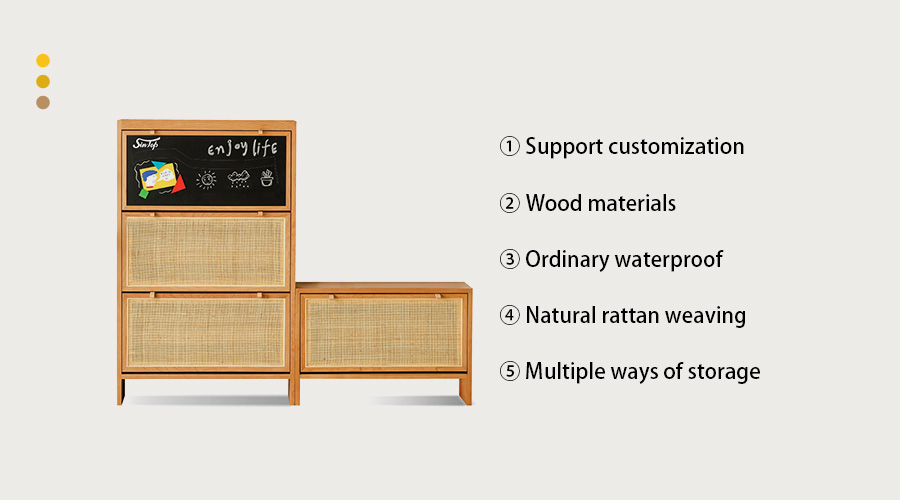 Cane door storage furniture Cane door storage furniture