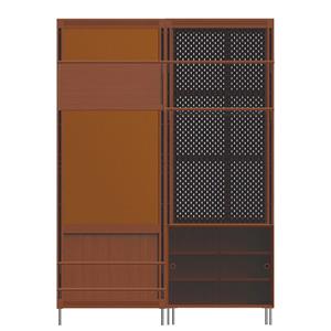 Modernong Sistema ng Imbakan sa Entryway na may Pegboard Organizer