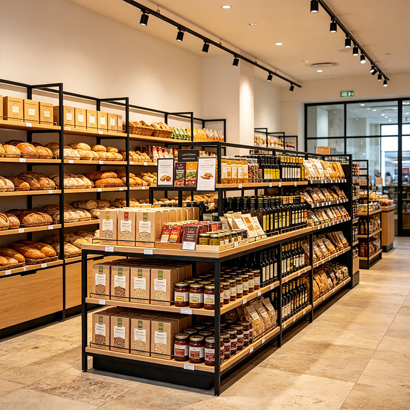 supermarket display racks