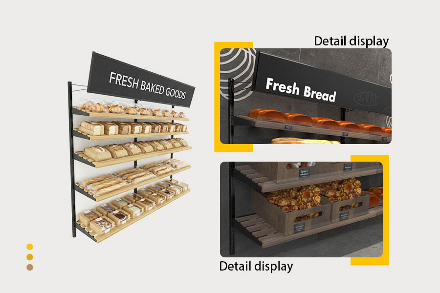 Bread display rack Bread display rack
