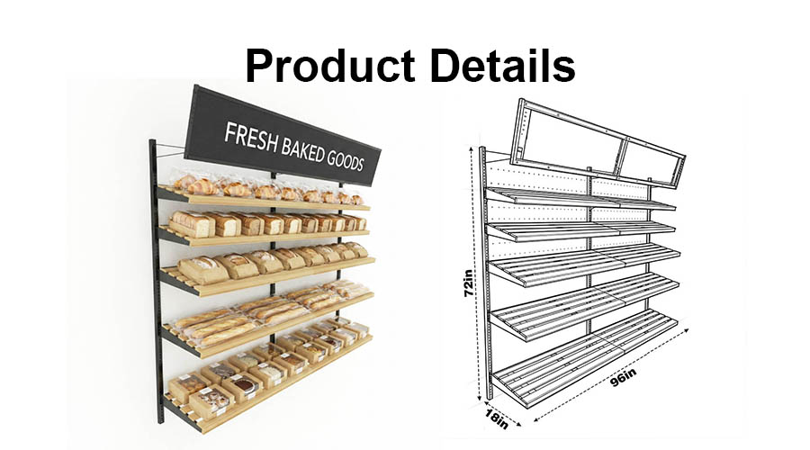 Bread display rack Bread display rack