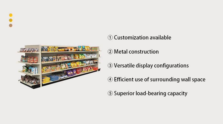 Grocery display rack